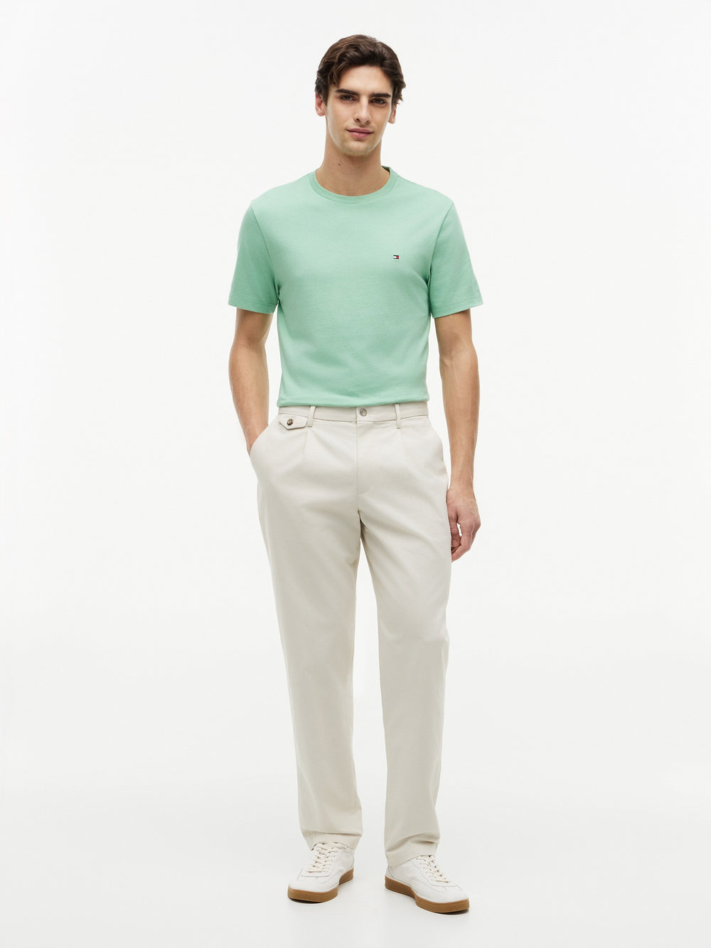 Regular Fit Solid Tshirt
