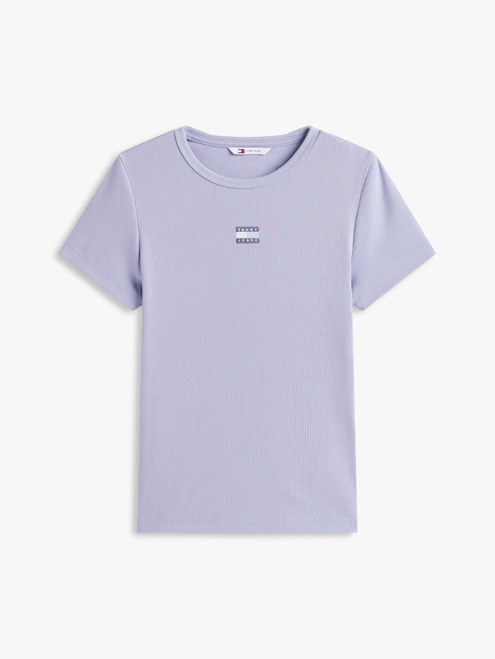 Solid Slim Fit Half Sleeve Ribbed T-Shirt