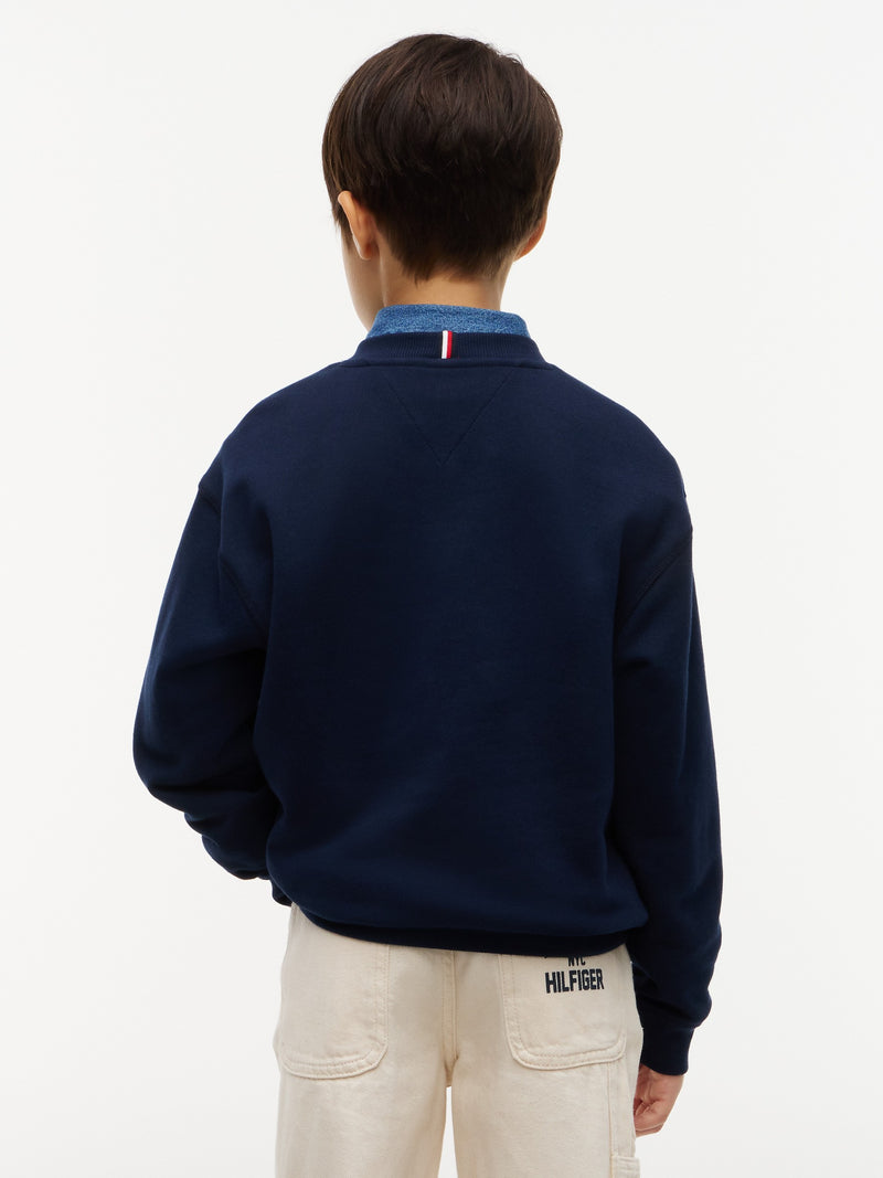 Kids Peanut Flag Logo Sweatshirt