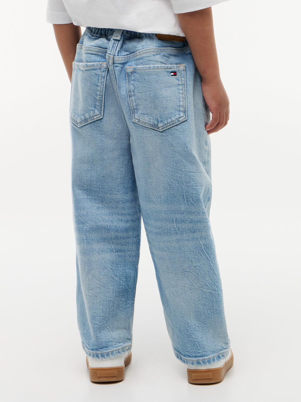 Boys Wide Pull On Stretch Jeans