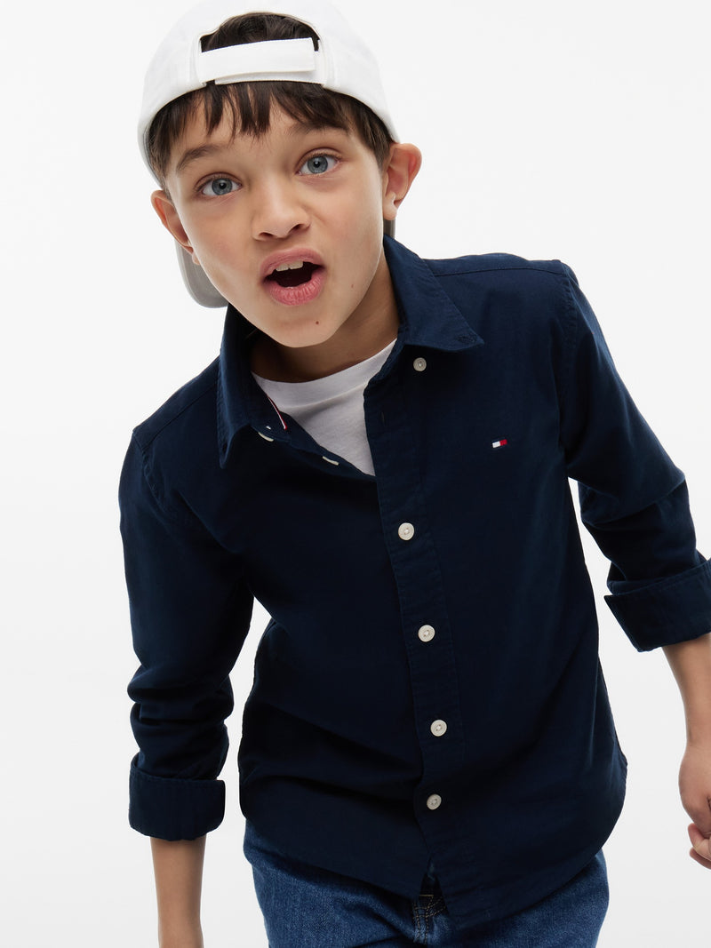 Kids Oxford Stretch Shirt