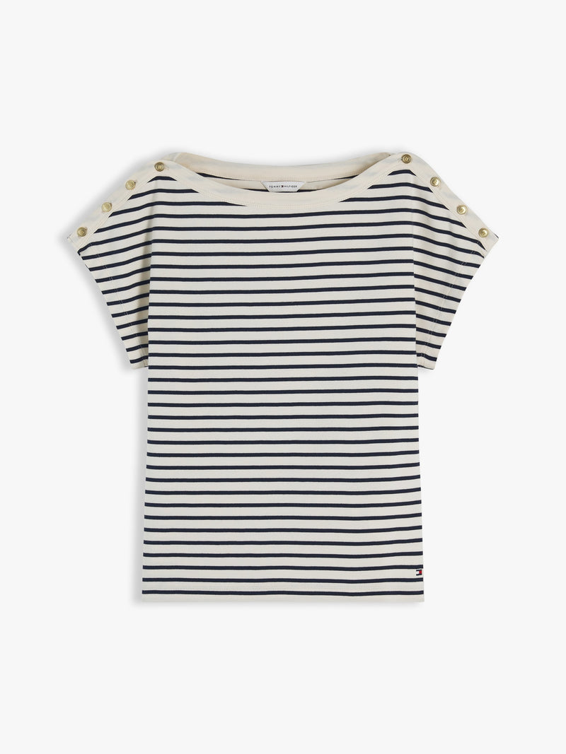 Stripe Regular Fit Half Sleeve Cody T-Shirt