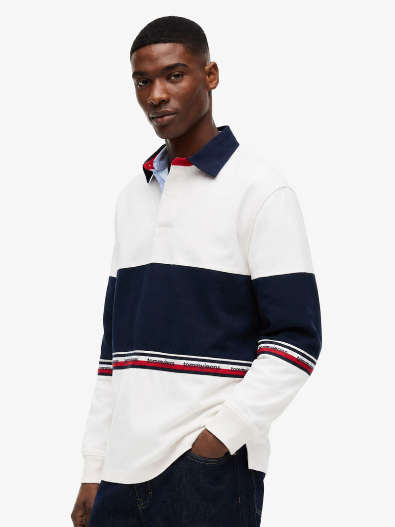Relaxed Fit Rugby Polo