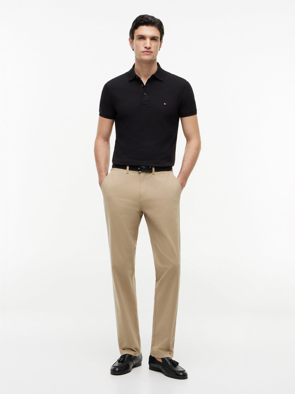 Slim Fit Solid Pique Polo
