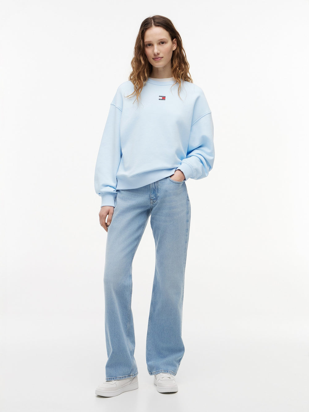 Relaxed Fit Terry Pullover