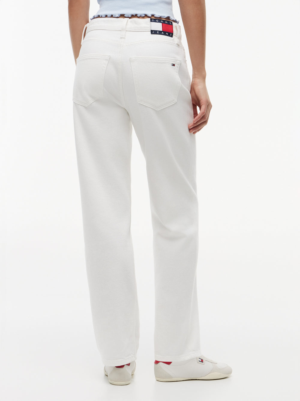High Rise Fashion Stretch Slim Straight Jeans