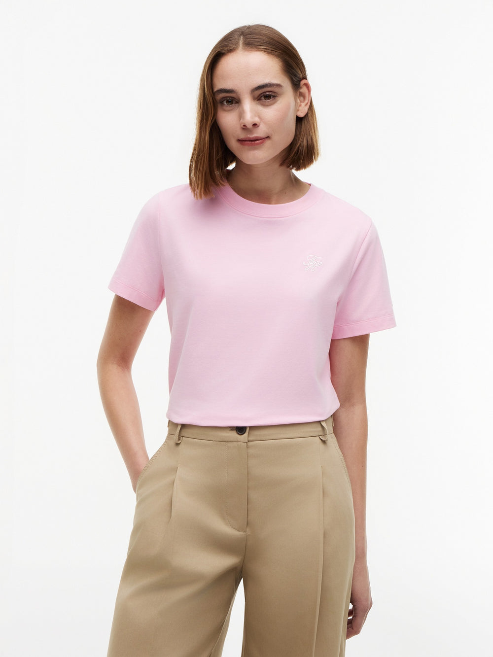 Solid Regular Fit Half Sleeve Cotton Jersey T-Shirt