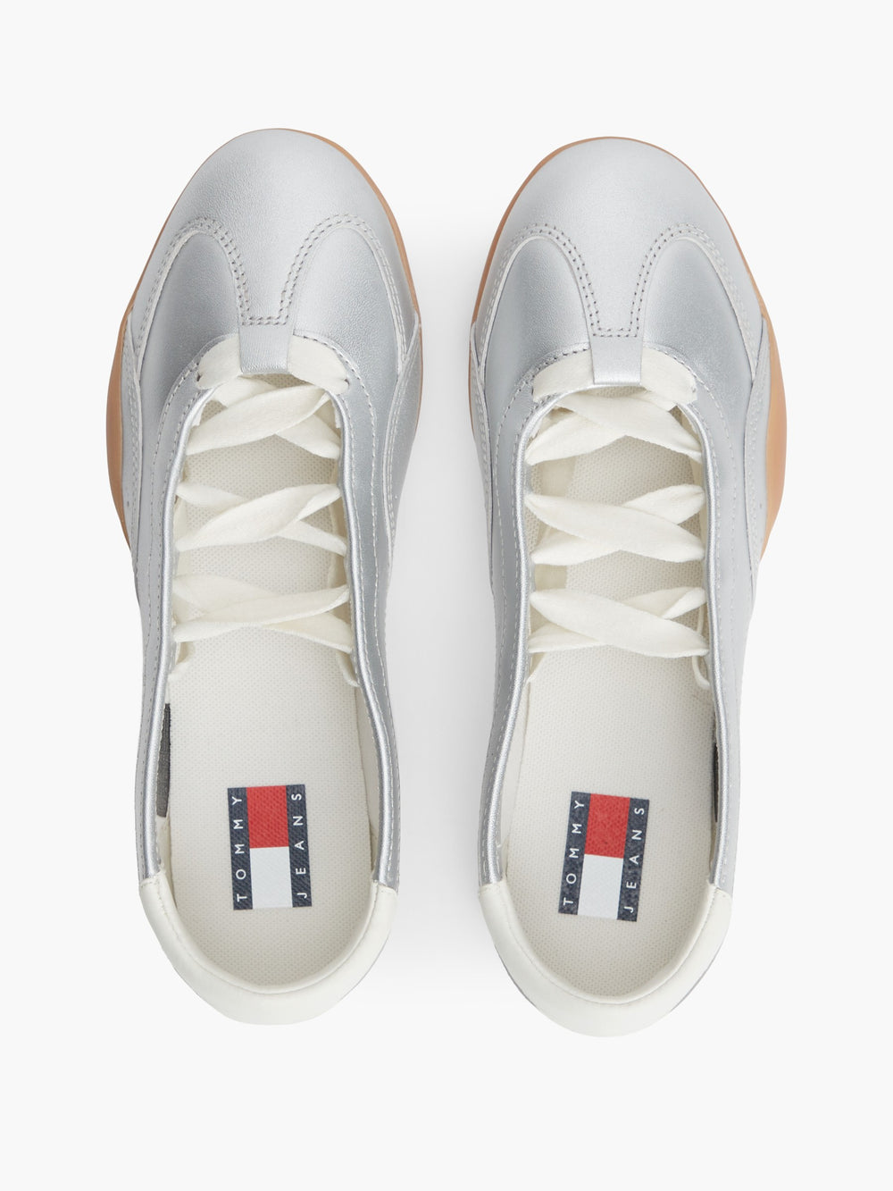 Women Metallic Print Ballerina