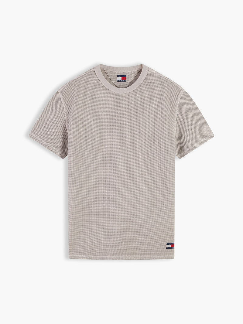 Regular Fit Washed Waffle T-Shirt