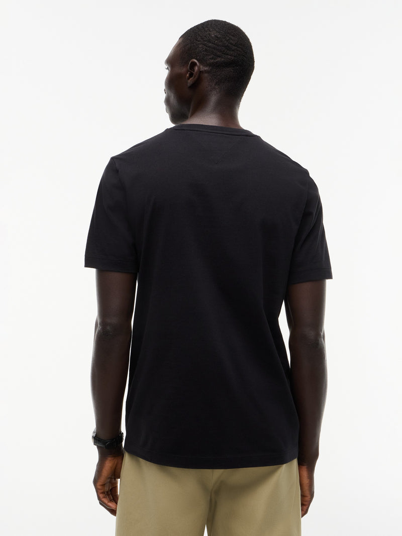 Regular Fit Solid Pocket Tshirt