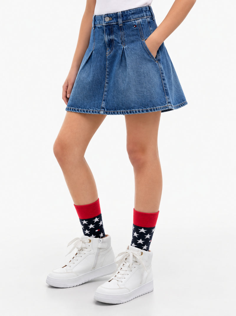 Kids Wide Jeans