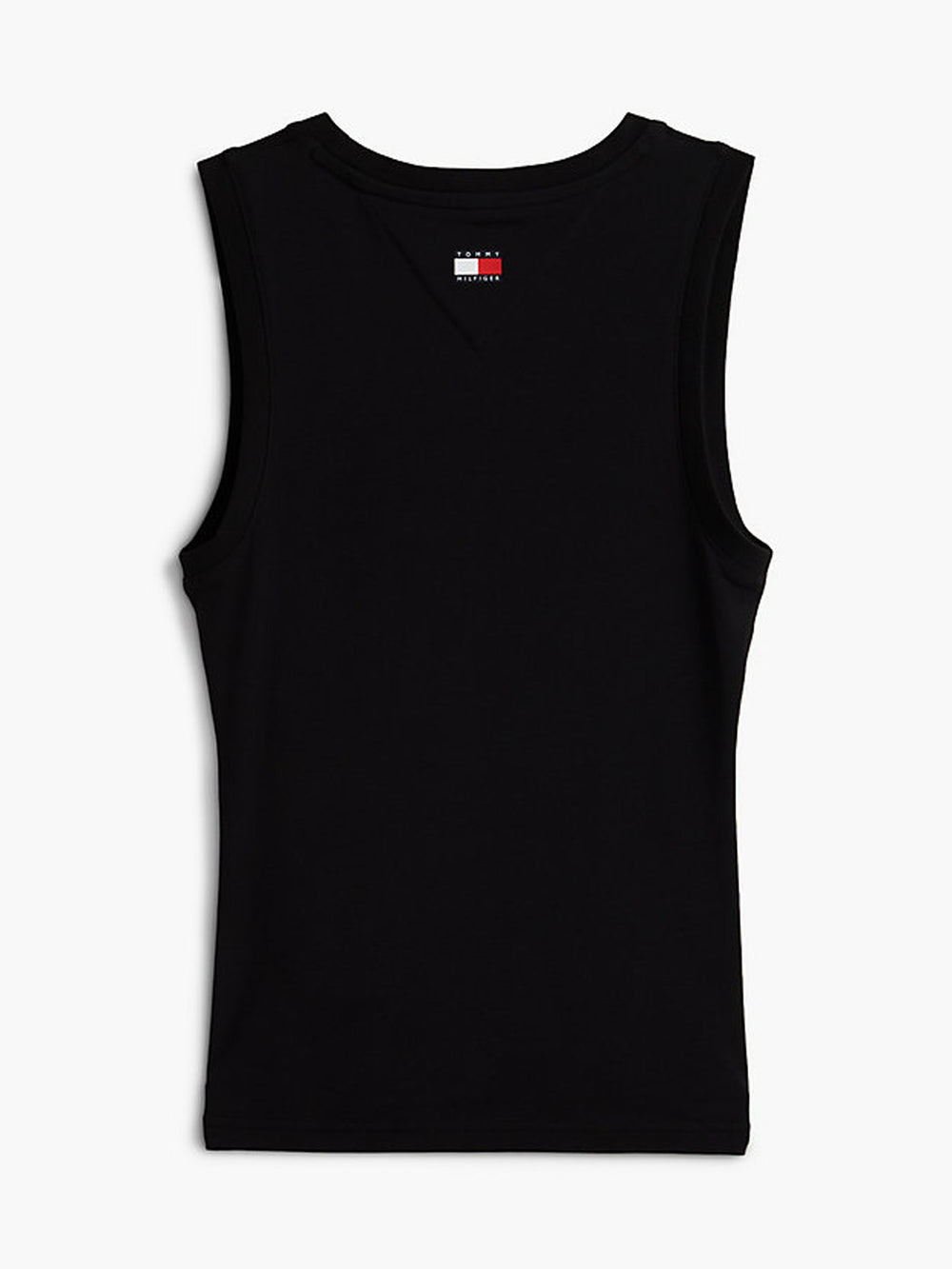Solid Slim Fit Sleeveless Cotton Jersey T-Shirt