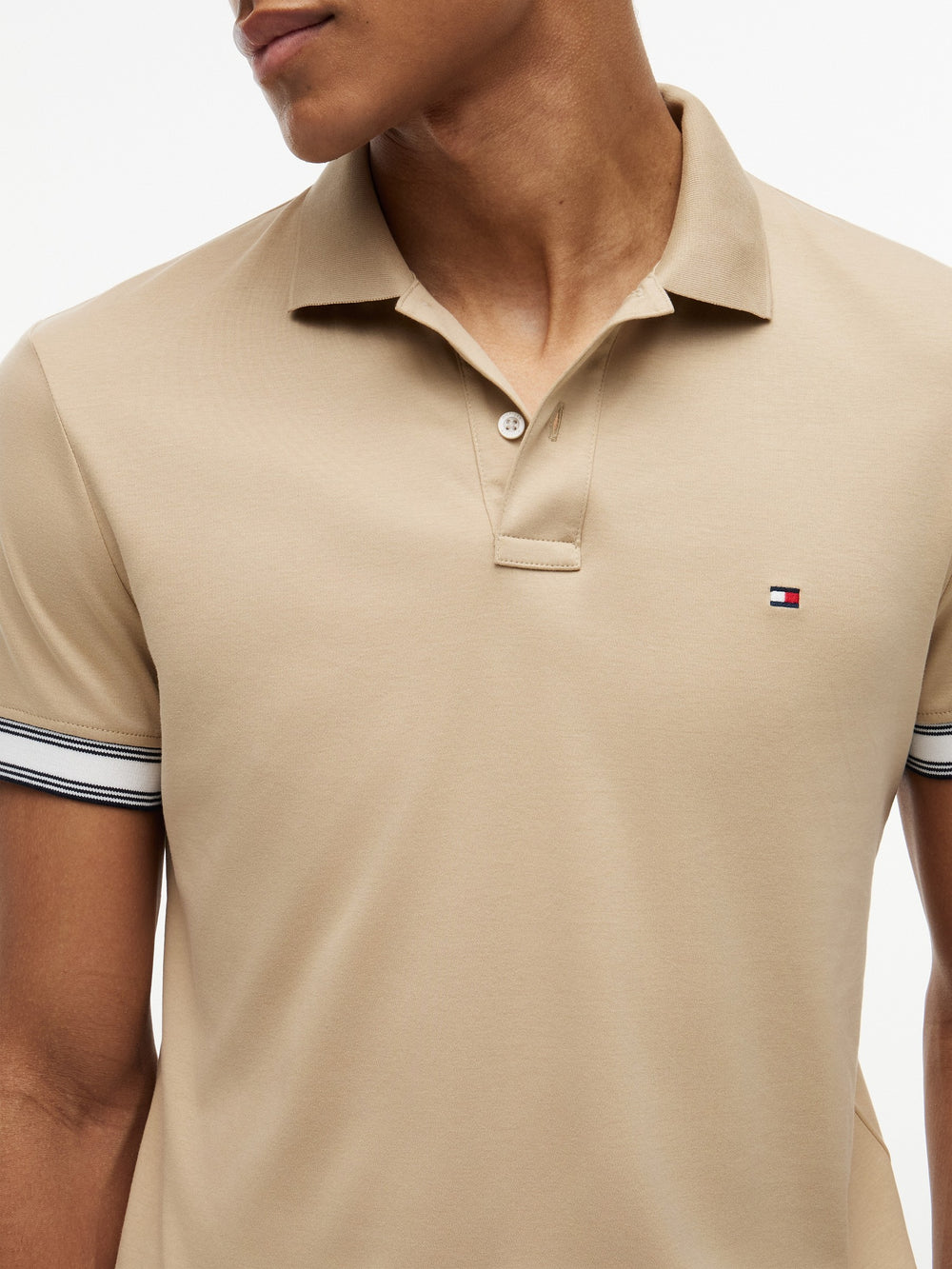 Slim Fit Interlock Polo