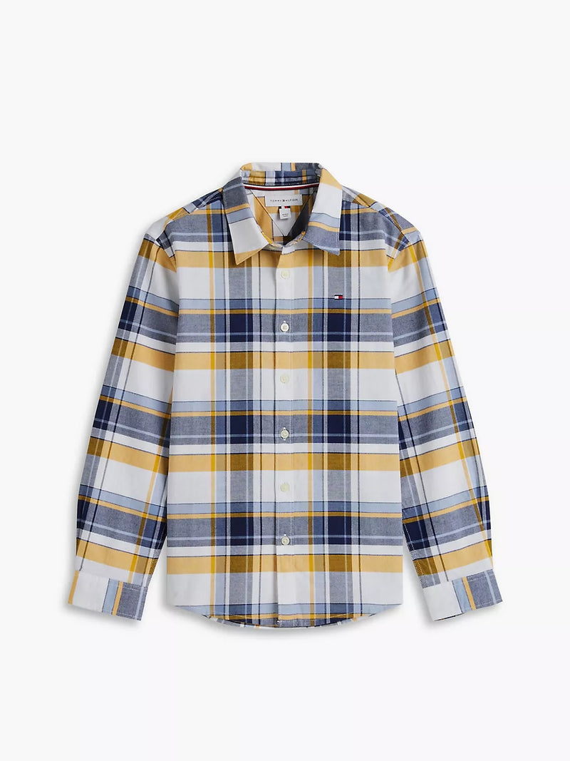 Kids Stretch Check Shirt
