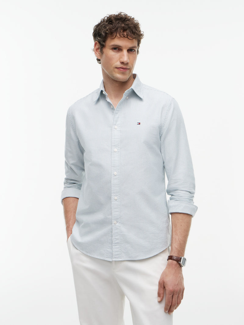 Regular Fit Stripe Oxford Shirt