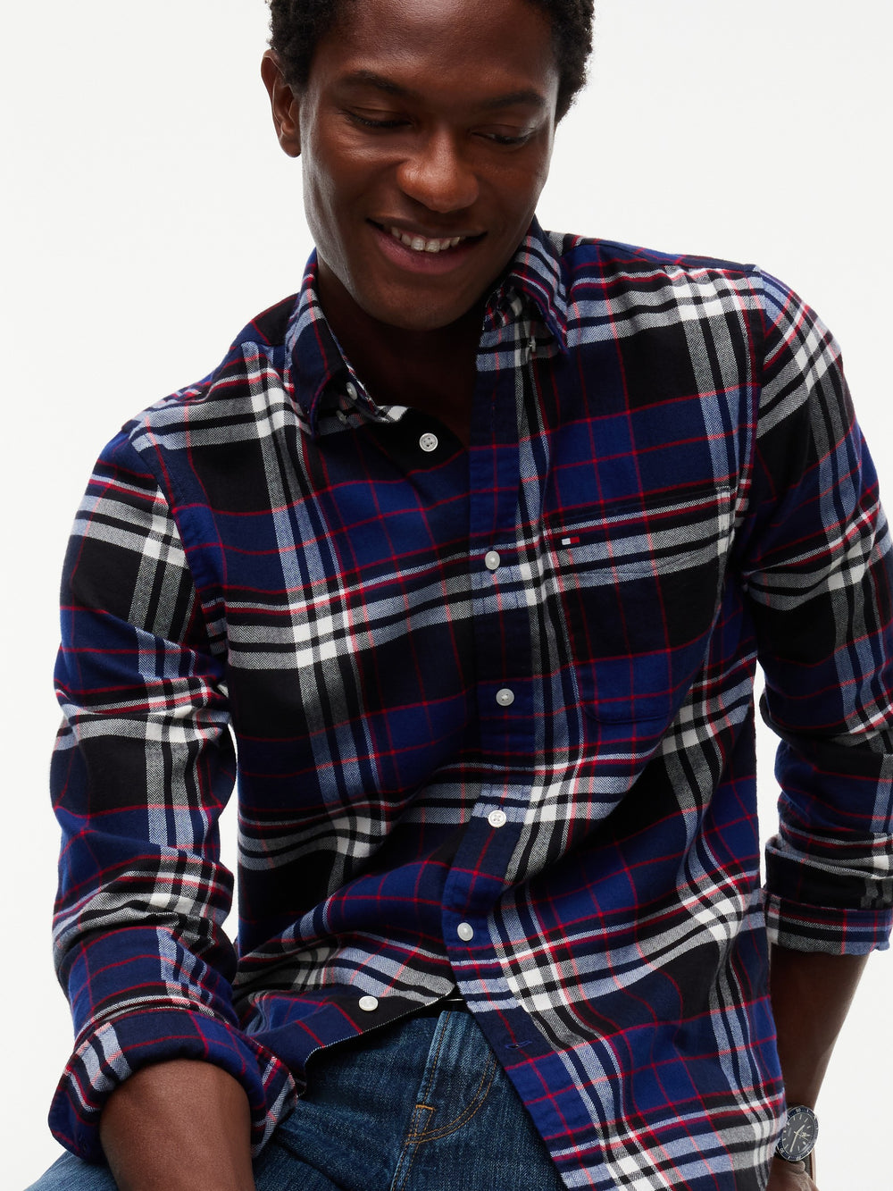 Regular Fit Check Flannel Shirt