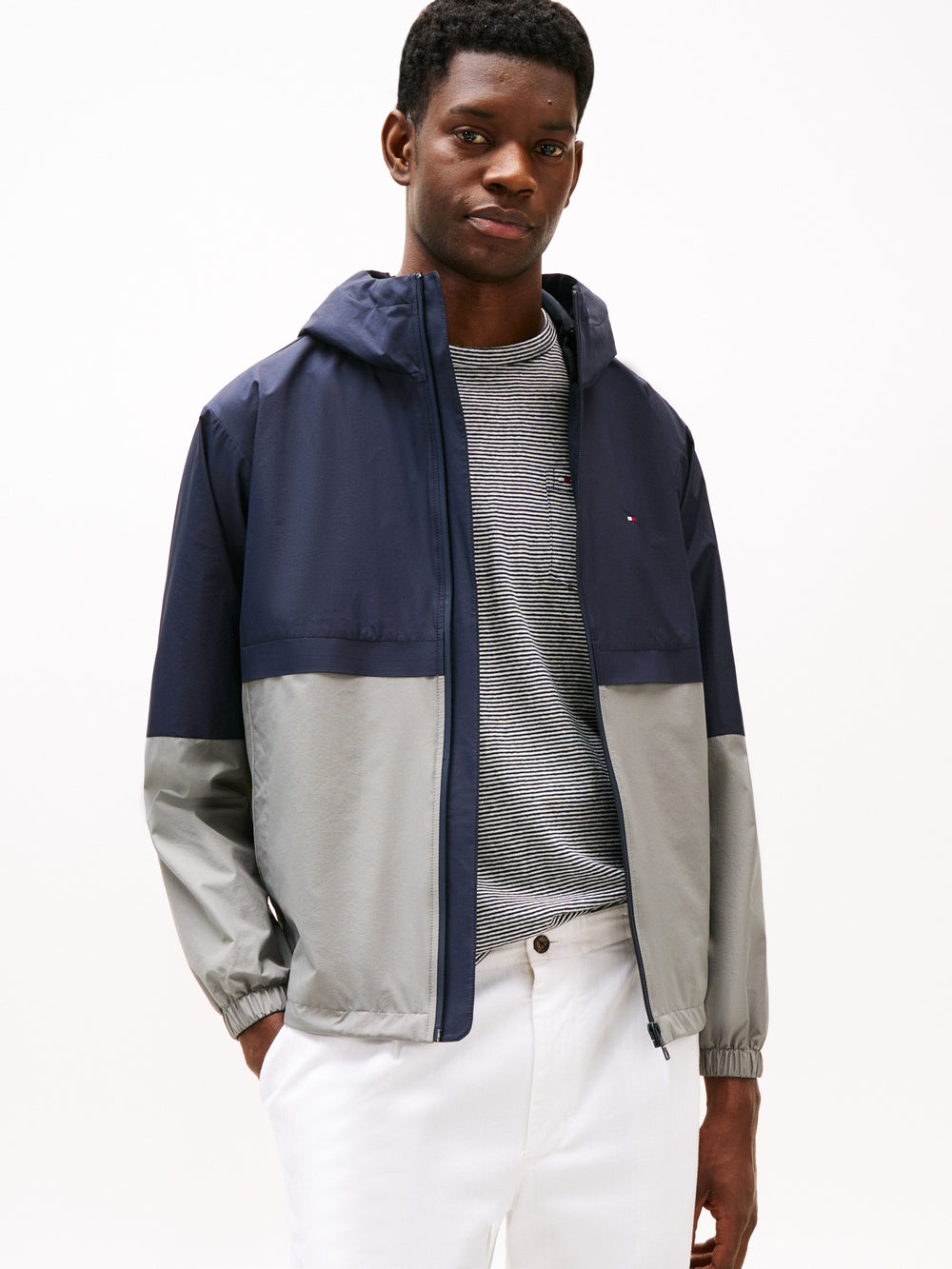 Regular Fit Light Weight Wind Cheater Jacket