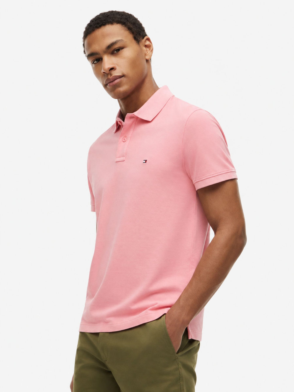 Regular Fit Solid Pique Polo