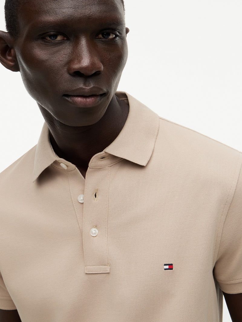 Slim Fit Solid Pique Polo
