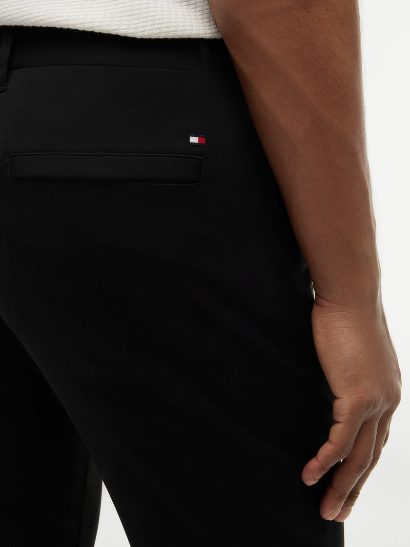 Men Denton Slim Straight Fit Knit Tech Trouser