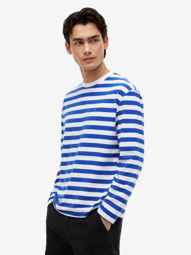 Regular Fit Stripe Long Sleeve T-Shirt