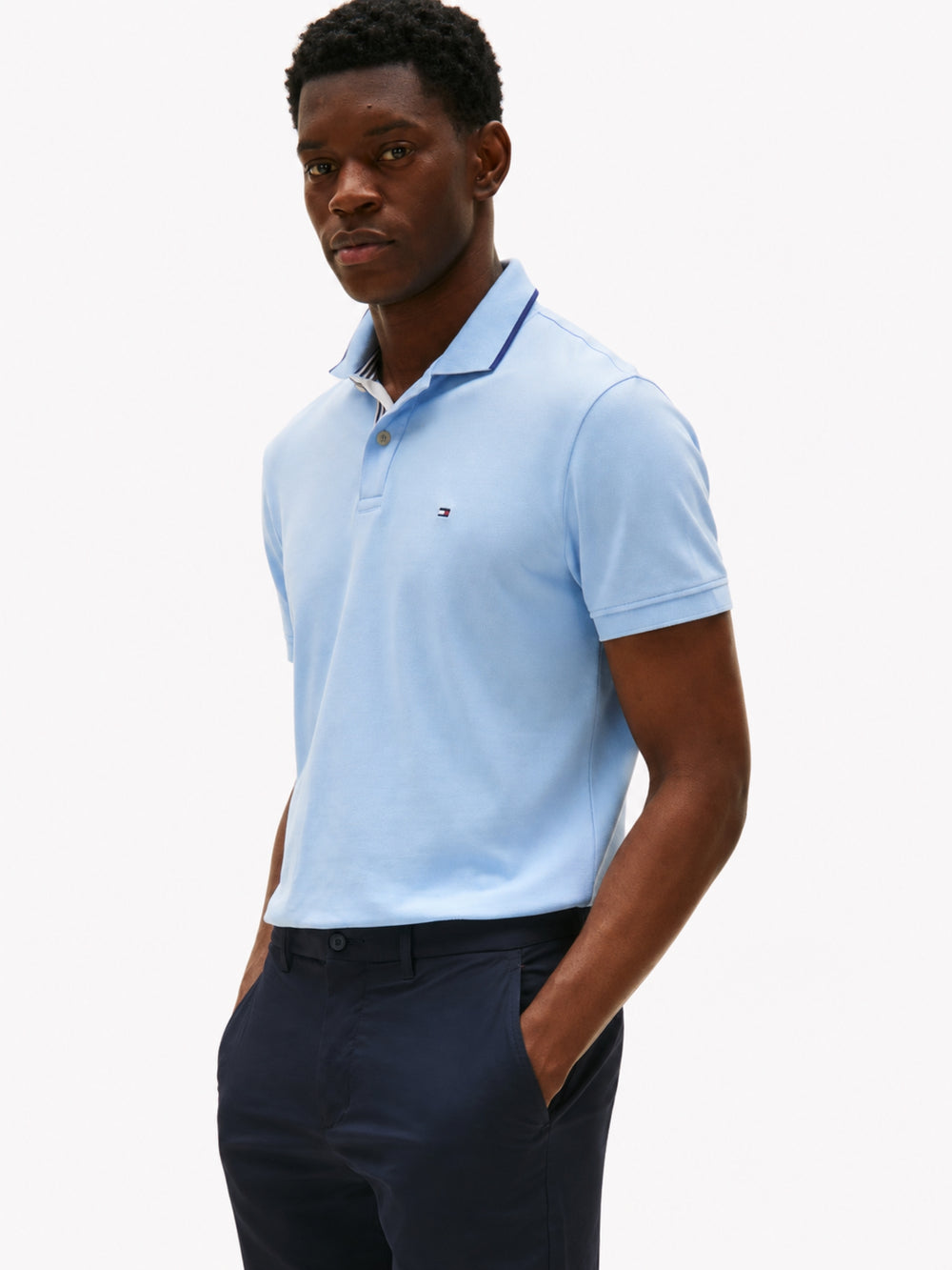 Regular Fit Placket Detailing Pique Polo