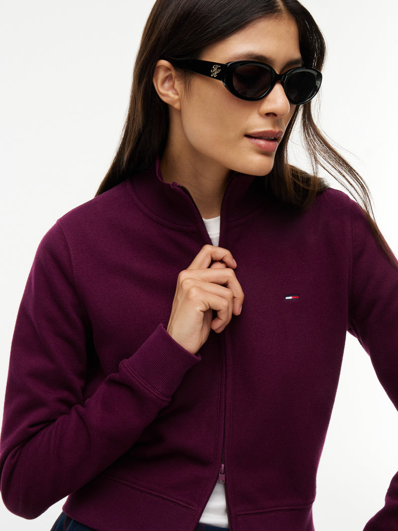 Slim Fit Fleece Zip Thru