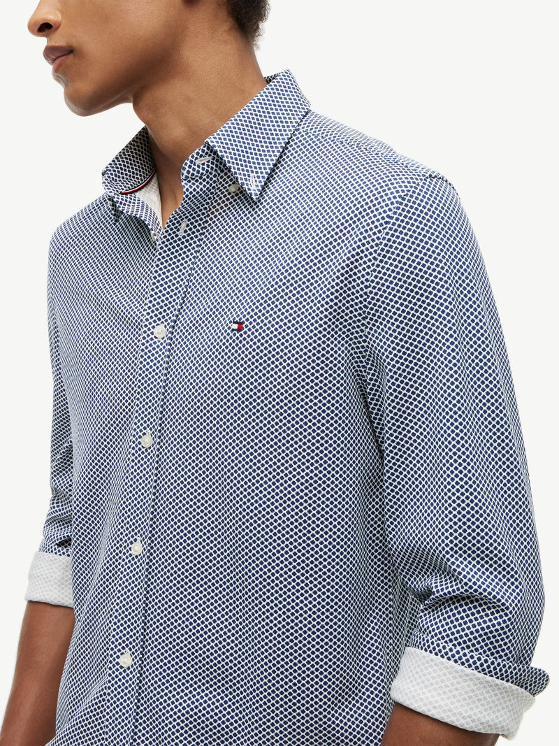 Regular Fit Printed Knit Shirt