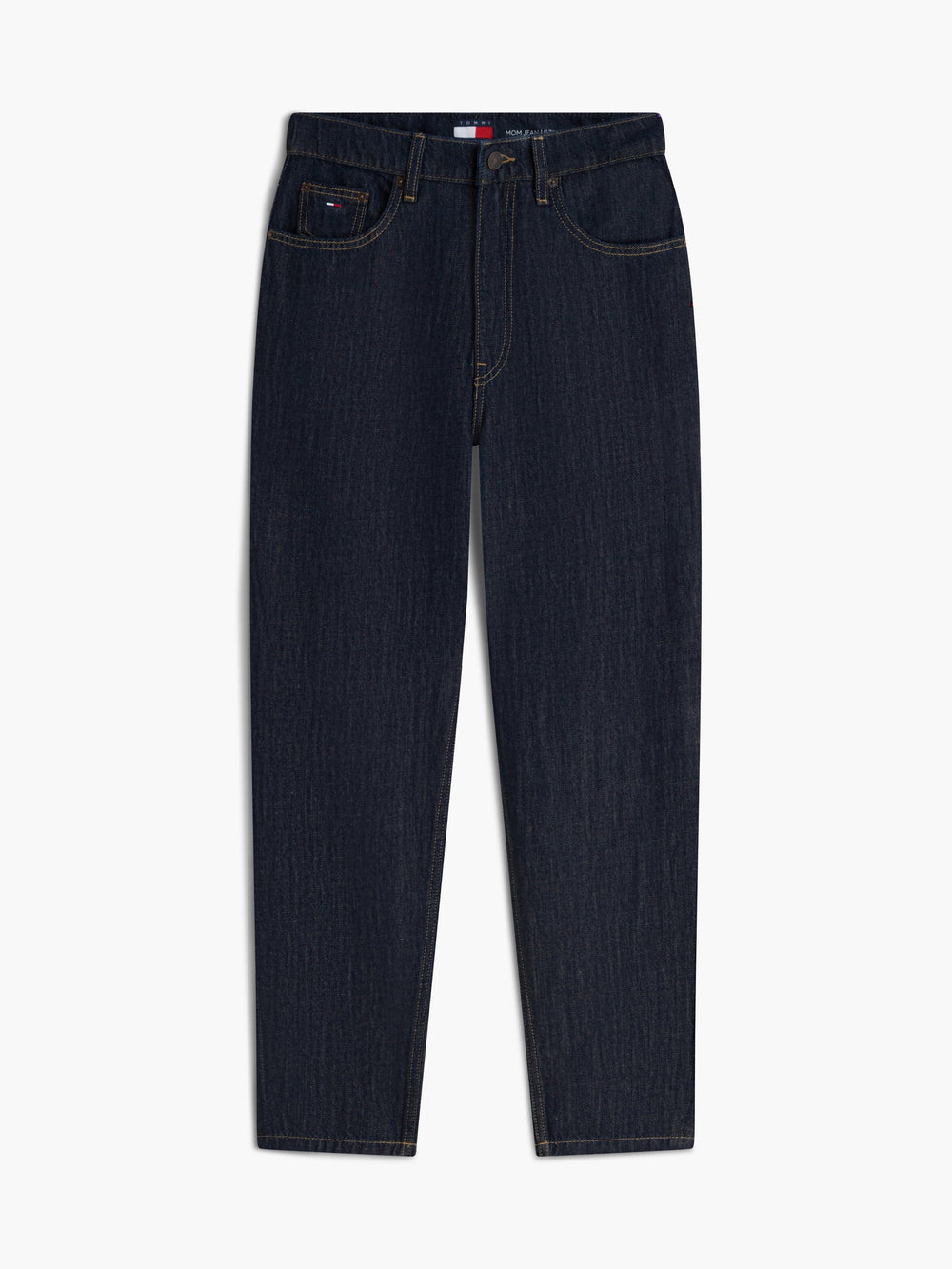 Mid Rise Dark Wash Mom Jeans