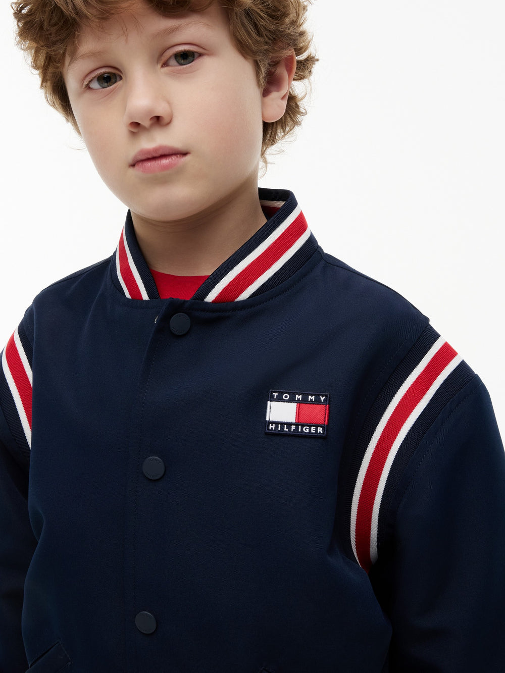 Kids Hooded Bomber Jacket