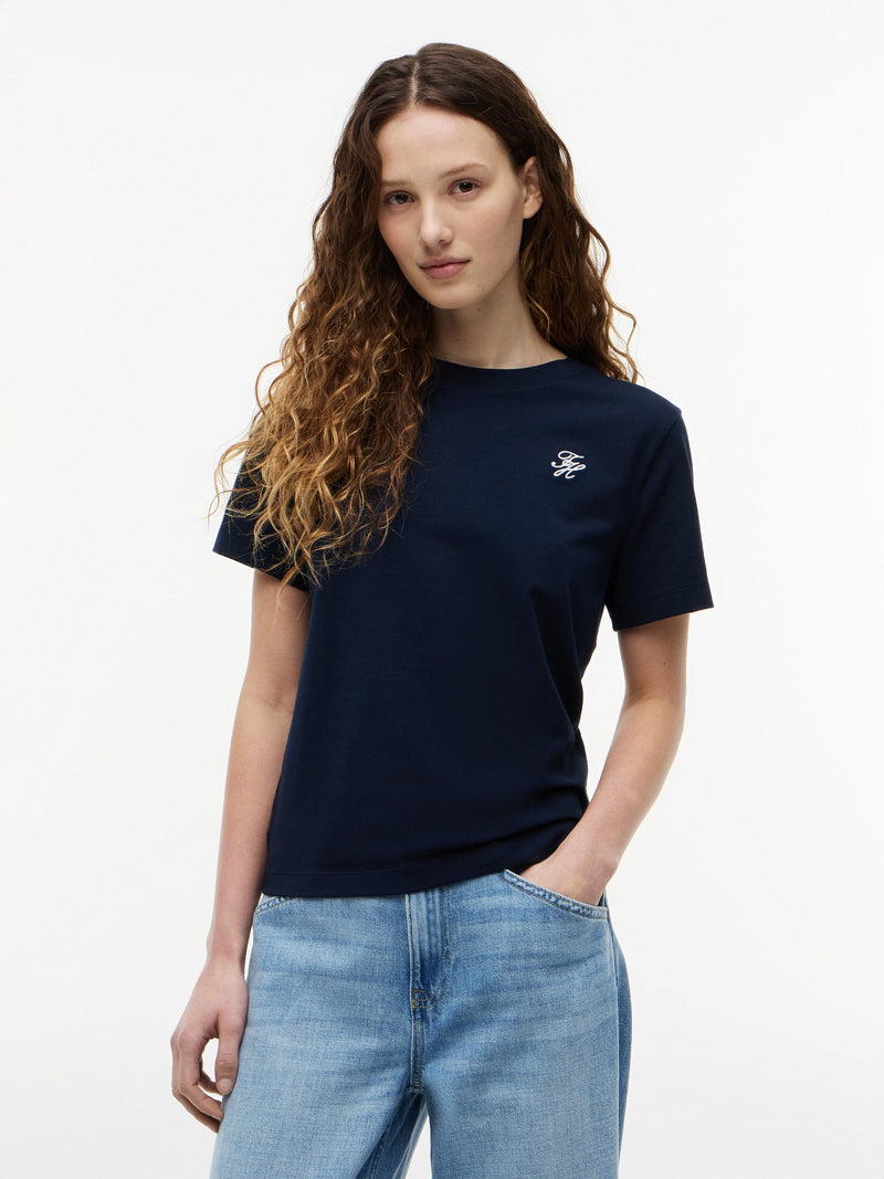 Solid Regular Fit Half Sleeve Cotton Jersey T-Shirt