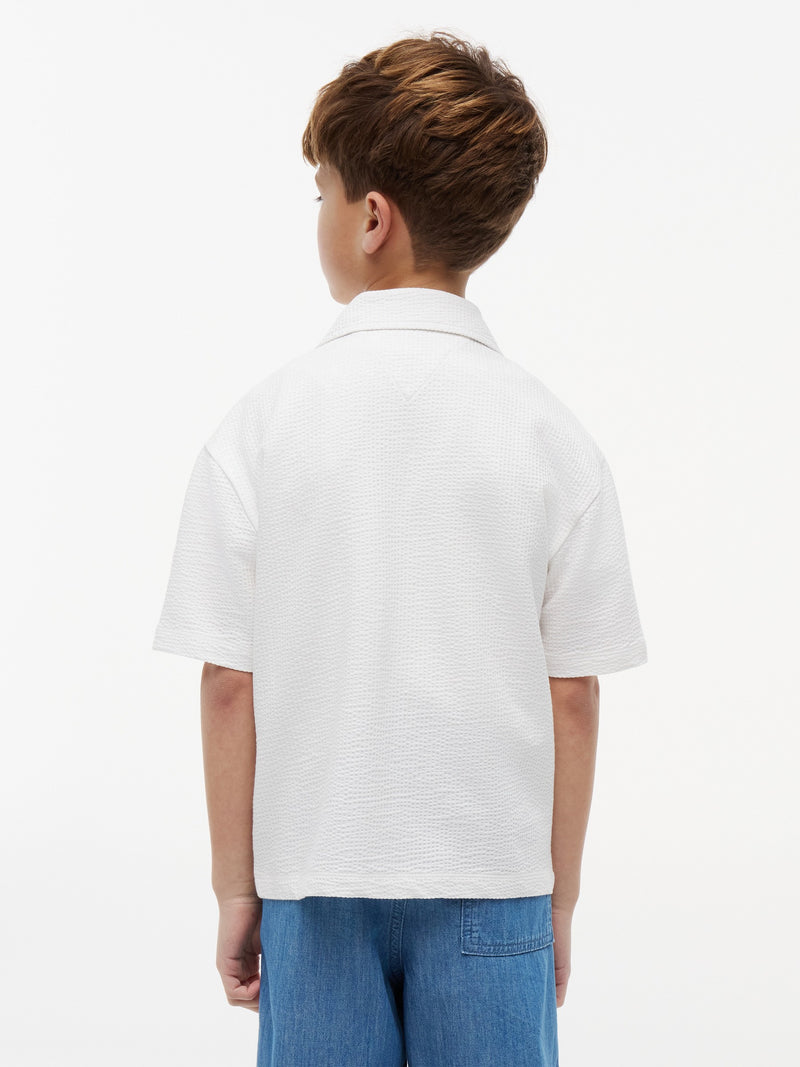 Kids Seersucker Shirt