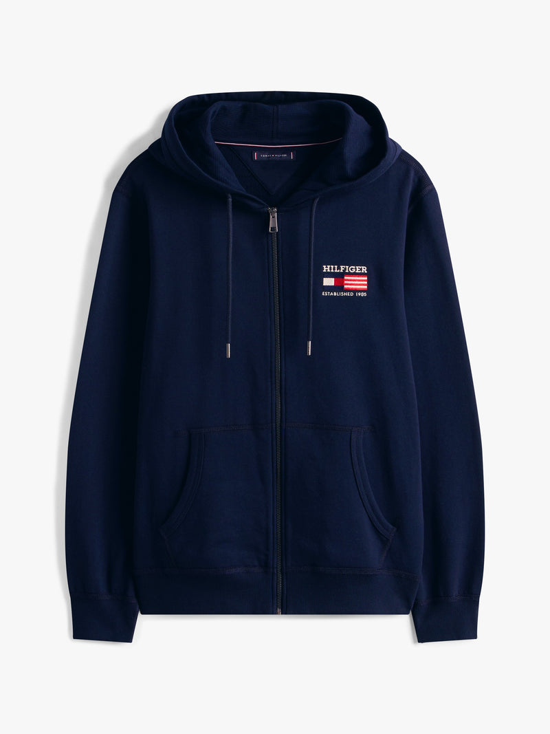 Regular Fit Zip Thru Hoodie