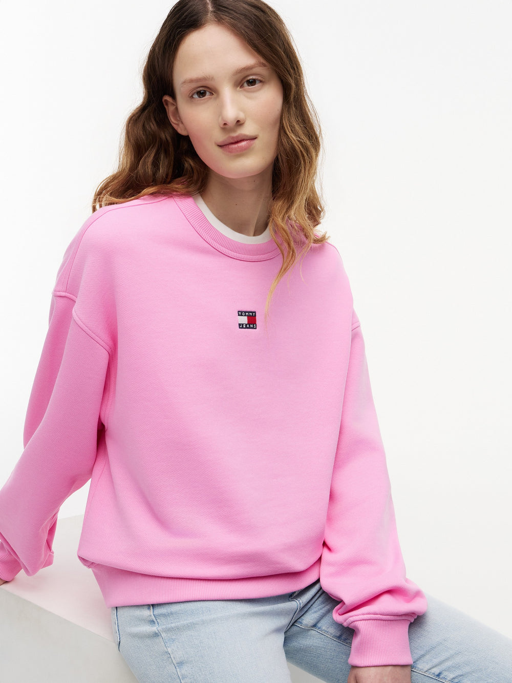 Relaxed Fit Terry Pullover