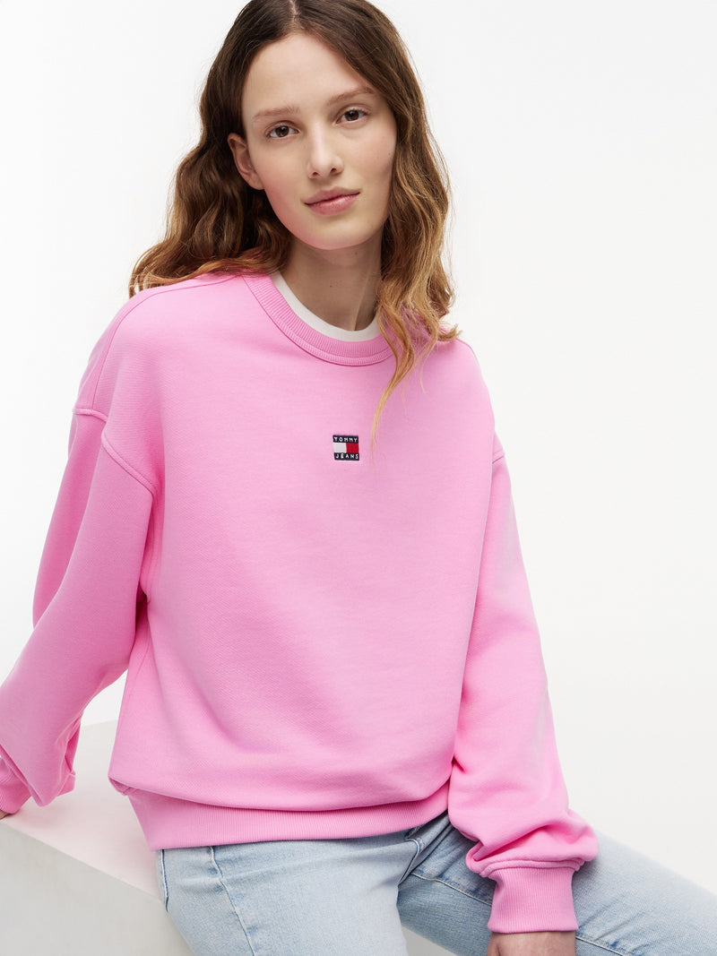 Relaxed Fit Terry Pullover
