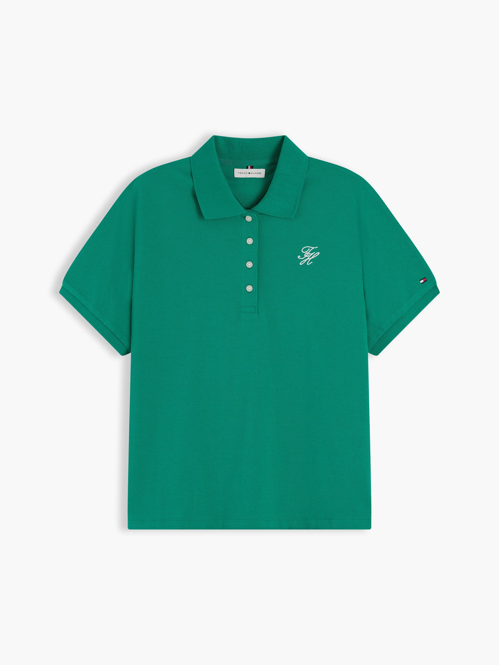 Solid Regular Fit Half Sleeve Pique Polo