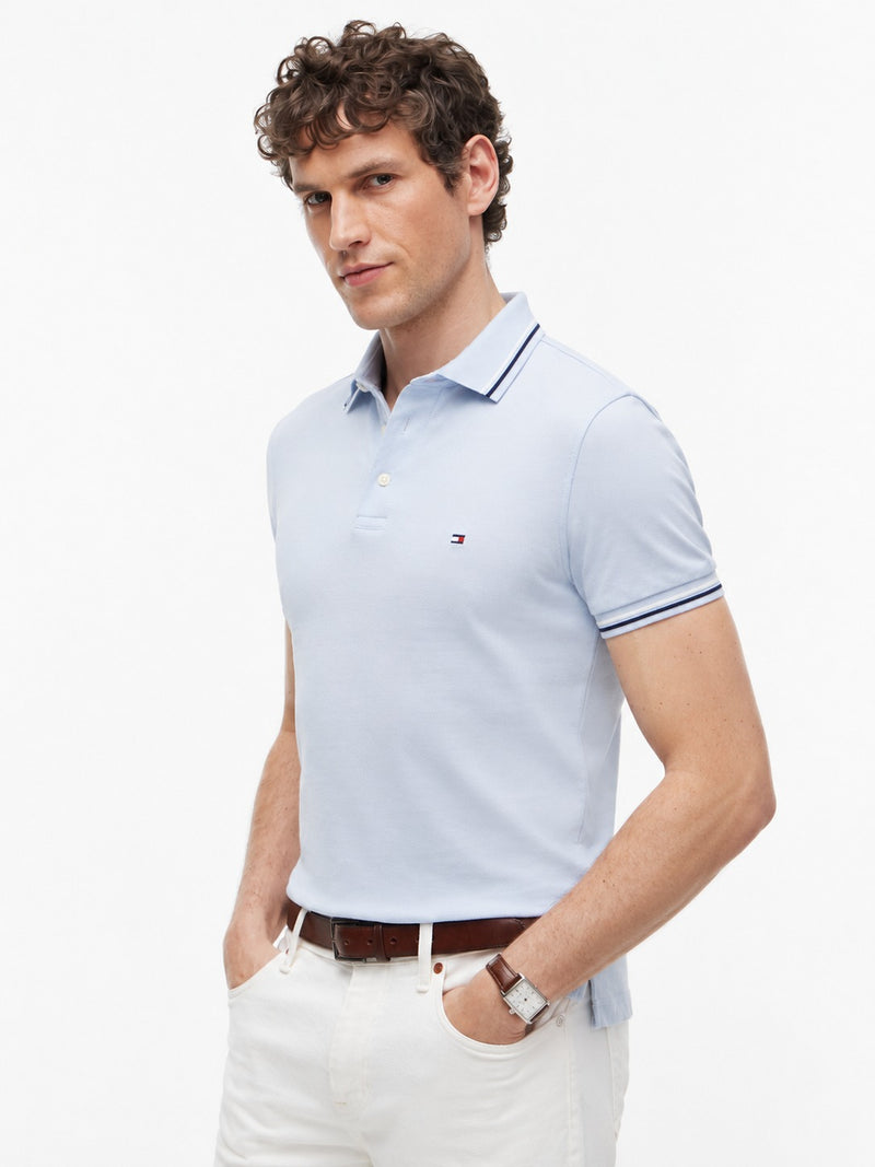Slim Fit Collar Tipped Polo