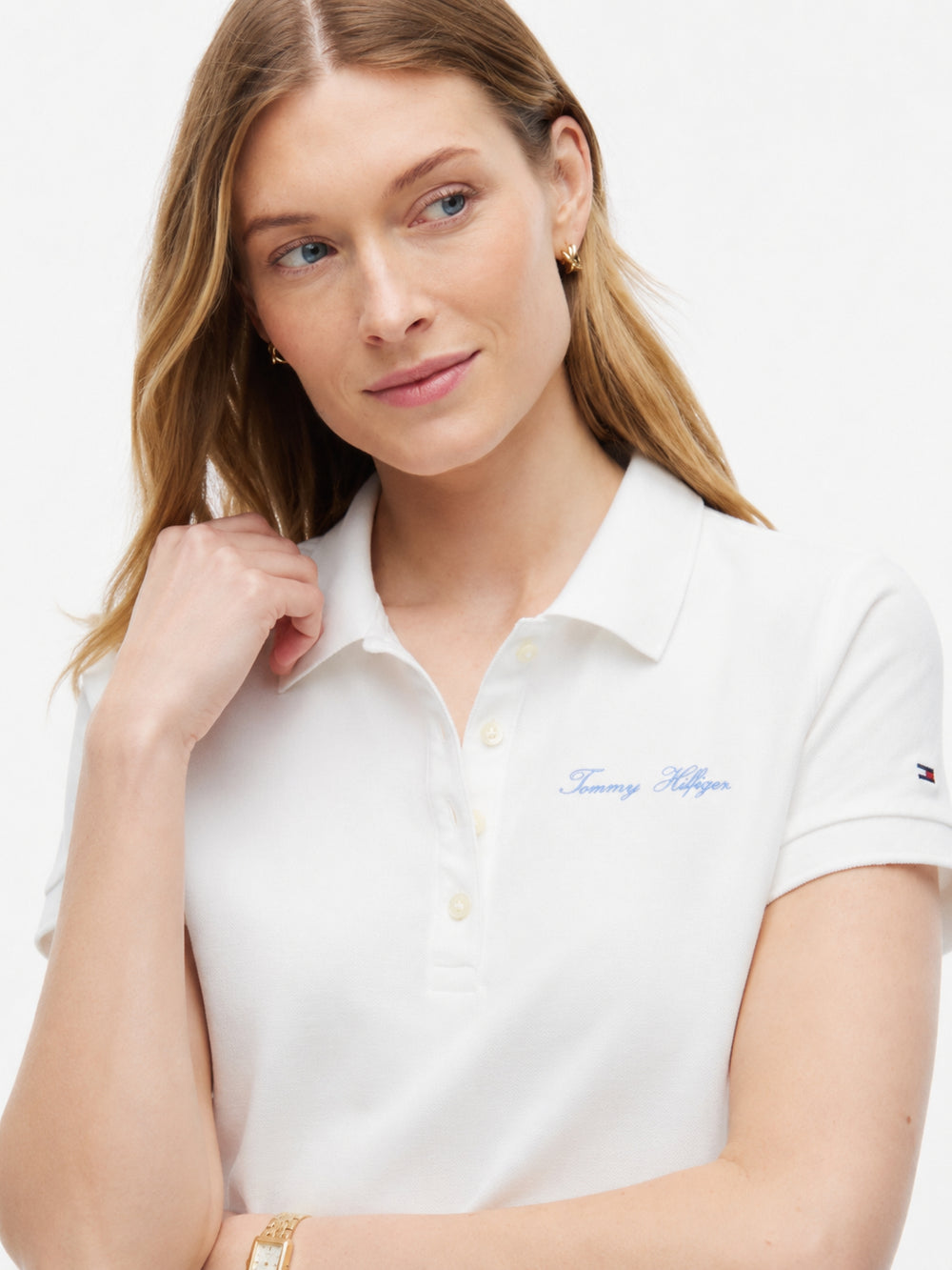 Solid Slim Fit Half Sleeve Pique Polo