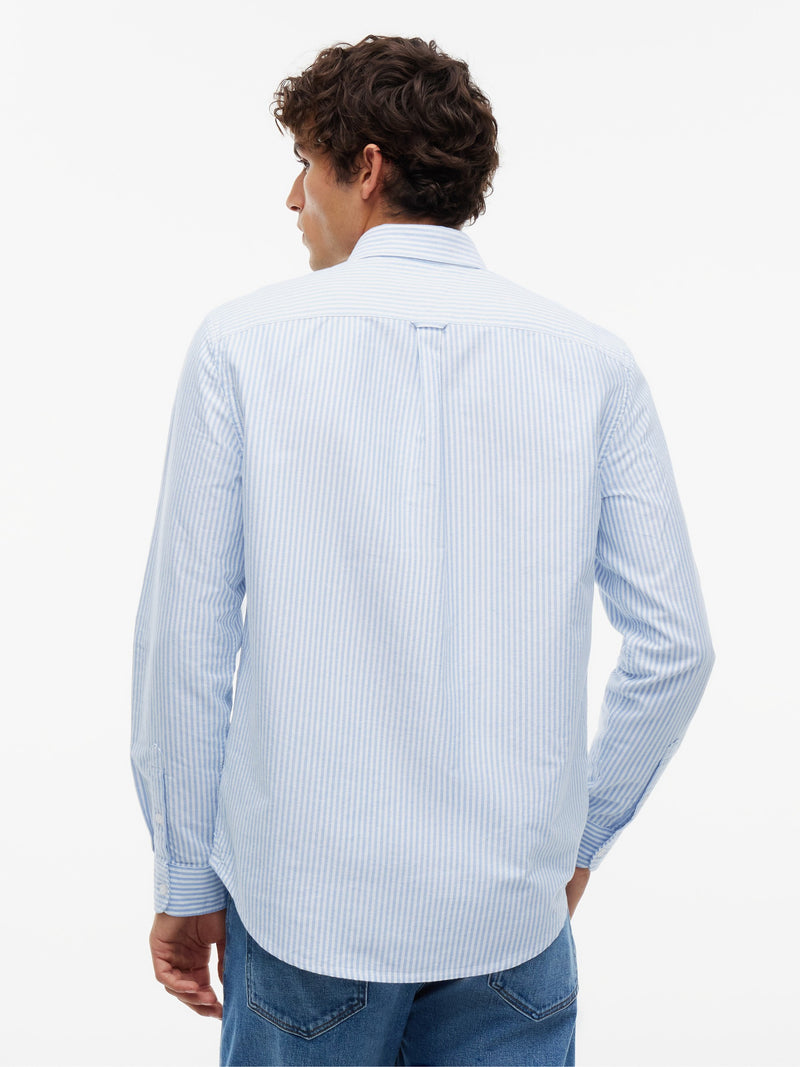 Regular Fit Stripe Oxford Shirt