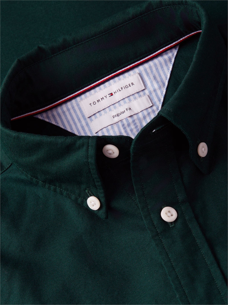 Regular Fit Solid Oxford Shirt