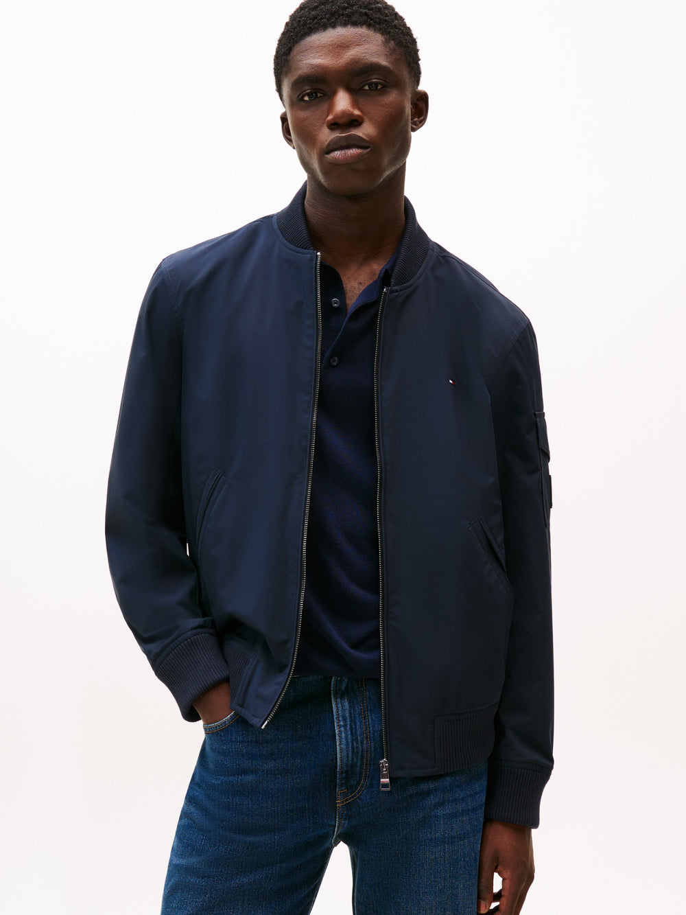 Relaxed Fit Bomber Jacket