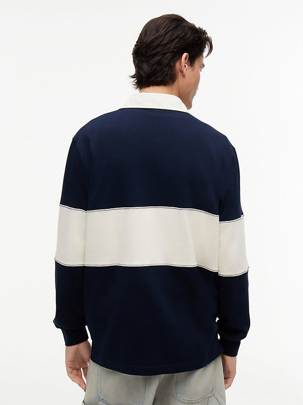 Relaxed Fit Rugby Polo