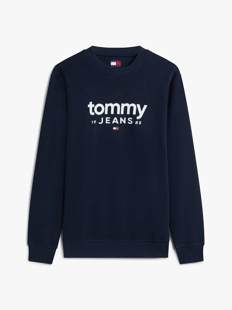 Regular Fit Suede Terry Crew Neck Sweatshirt