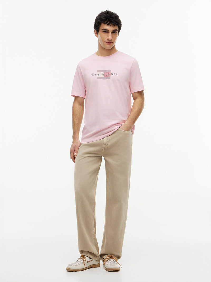 Regular Fit Graphic Logo Tshirt