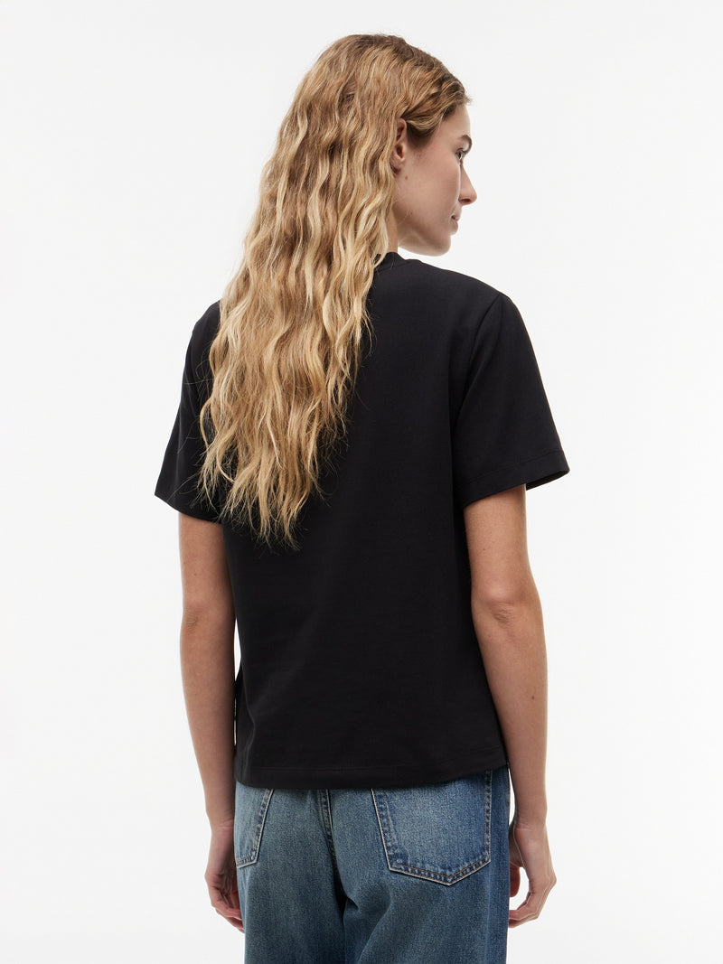 Solid Regular Fit Half Sleeve Cotton Jersey T-Shirt