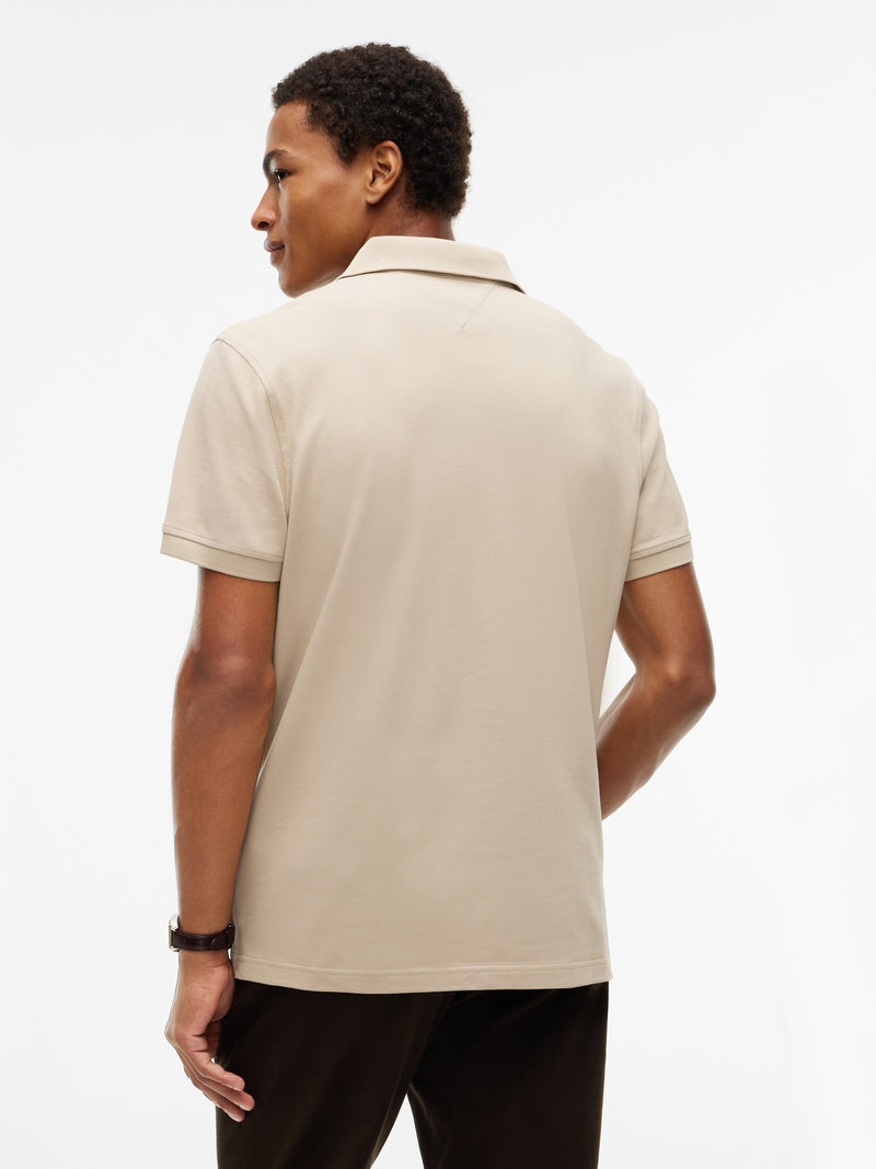 Slim Fit Solid Pique Polo