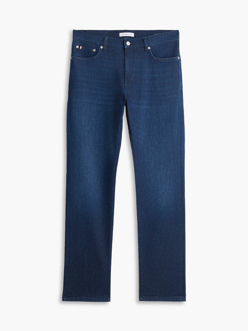 Men Denton Slim Straight Mid Wash Jeans