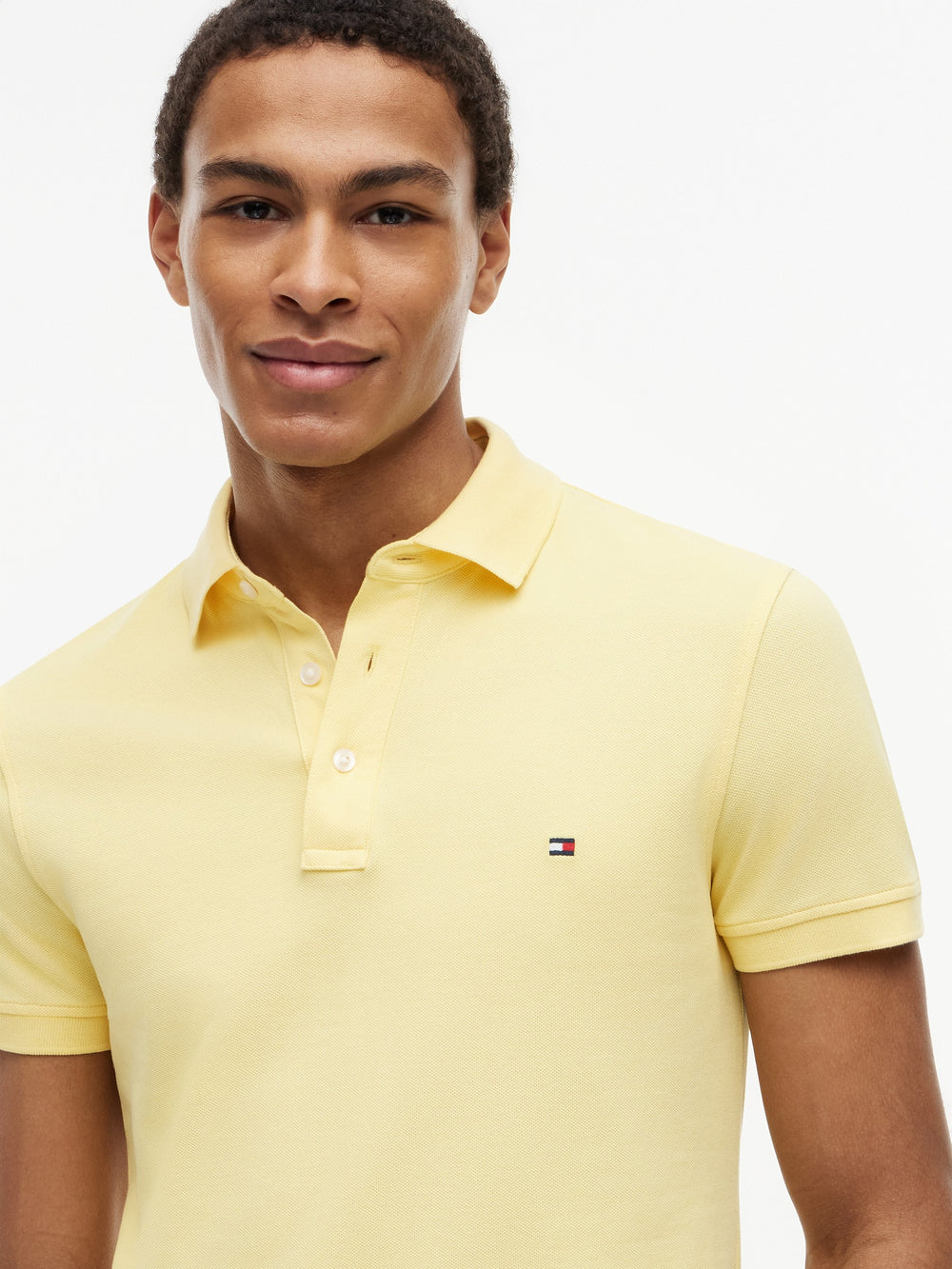 Slim Fit Solid Pique Polo
