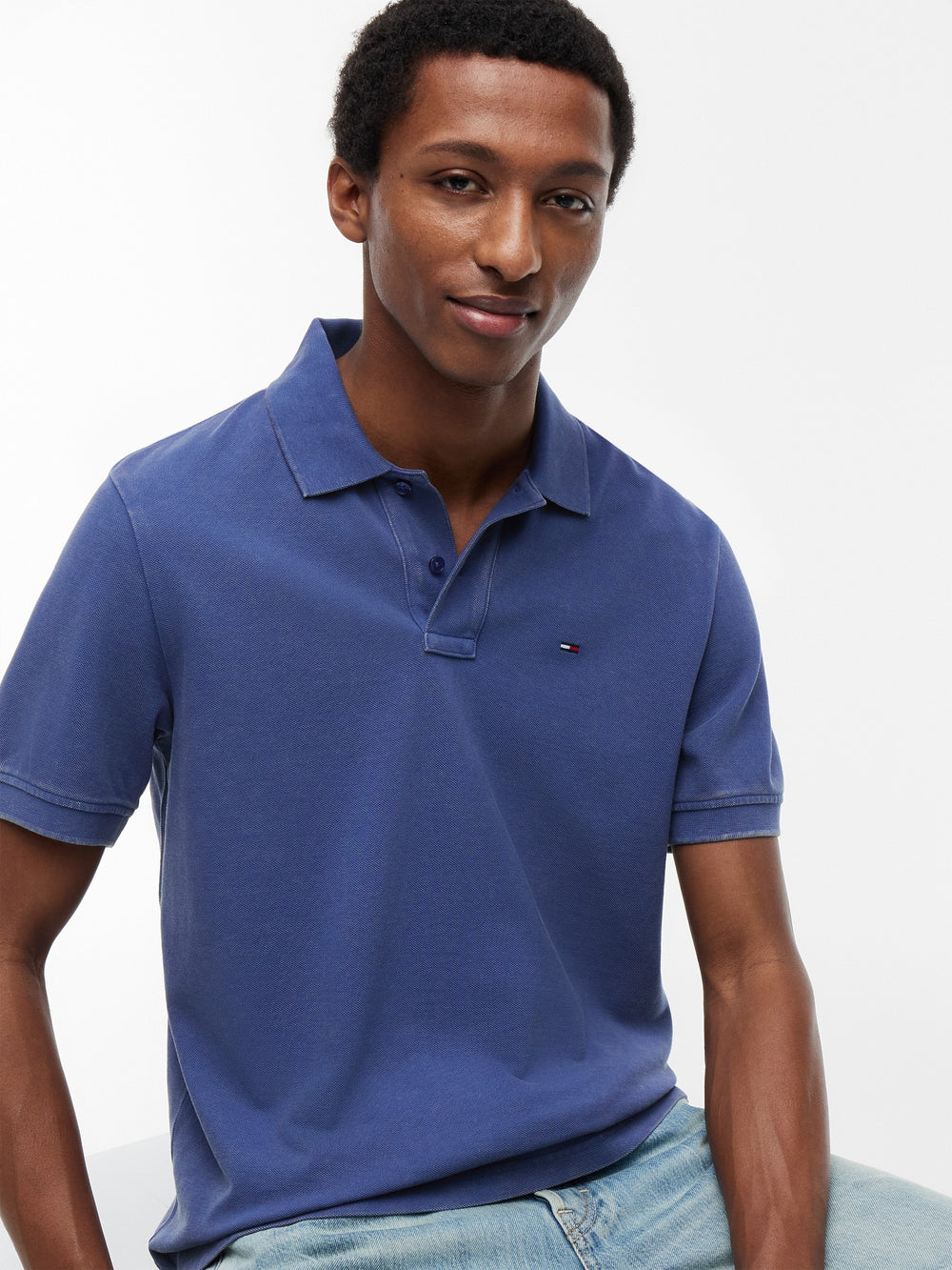 Regular Fit Washed Polo