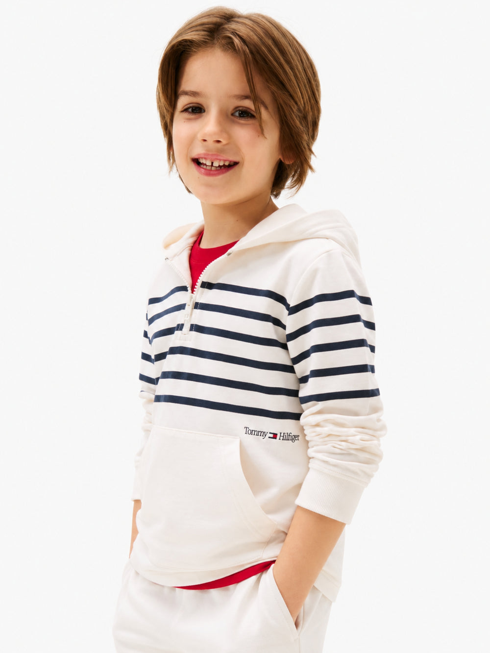 Kids Terry Quarter-Zip Hoodie